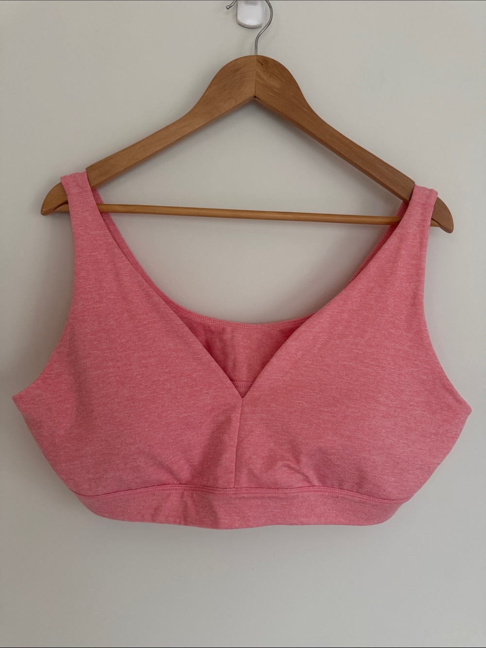 Athletic Works Woman Coral Dri More Tech Pullover Sports Bra Size XXL